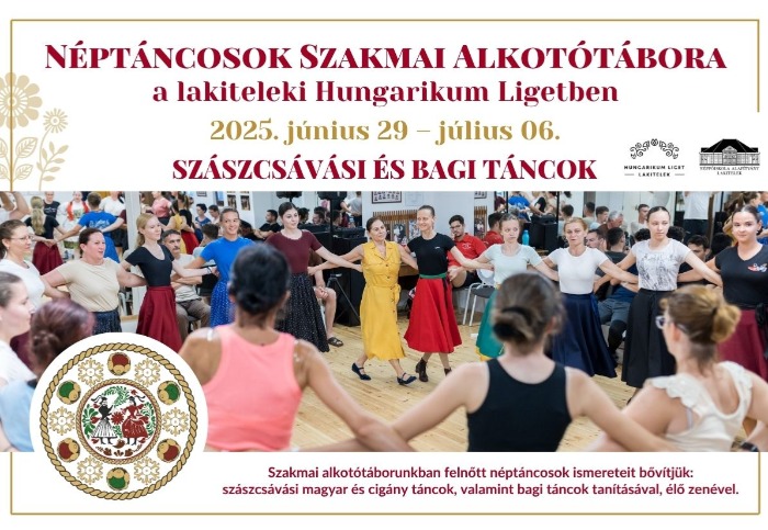 Néptáncosok Szakmai Alkotótábora 2025-ben is!